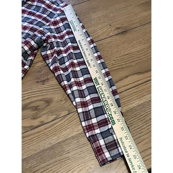 Orvis Mens Size M Heavy Perfect Flannel Button Down Shirt Hiking Outdoor Country - Picture 16 of 16